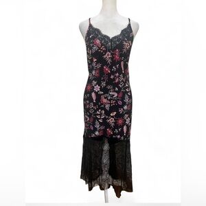 Forever 21 Black Floral Lace Dress